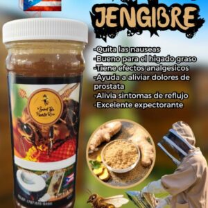 Miel con jengibre