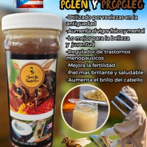 Miel con Jalea Real, Polen y Propoleo